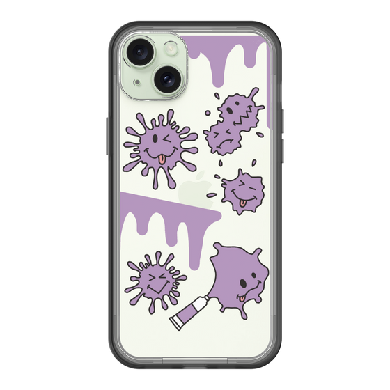 スリムプロテクションプレミアムケース［ PAINTING SMILE Purple ］