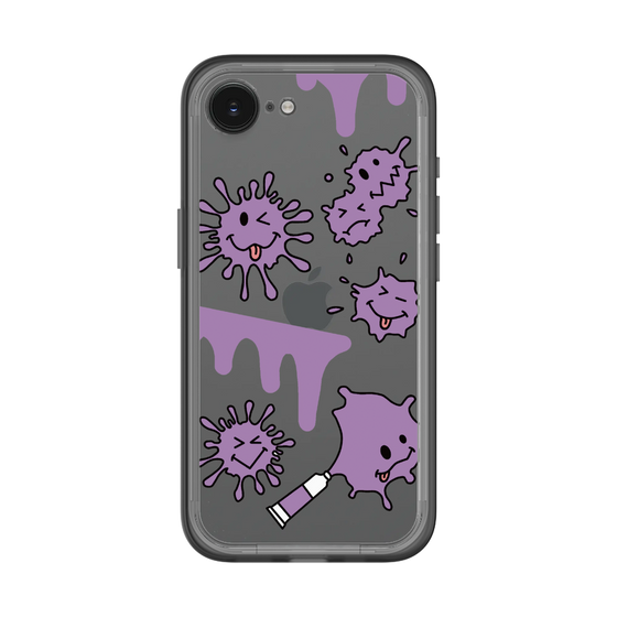 スリムプロテクションプレミアムケース［ PAINTING SMILE Purple ］