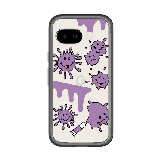 スリムプロテクションプレミアムケース［ PAINTING SMILE Purple ］