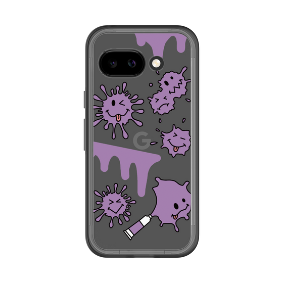 スリムプロテクションプレミアムケース［ PAINTING SMILE Purple ］