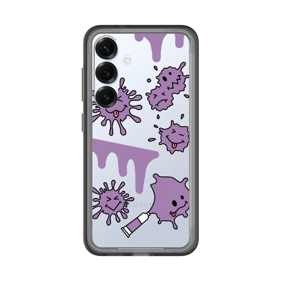 スリムプロテクションプレミアムケース［ PAINTING SMILE Purple ］