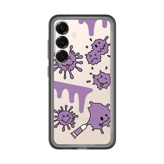 スリムプロテクションプレミアムケース［ PAINTING SMILE Purple ］