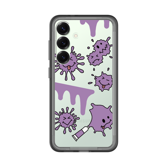 スリムプロテクションプレミアムケース［ PAINTING SMILE Purple ］