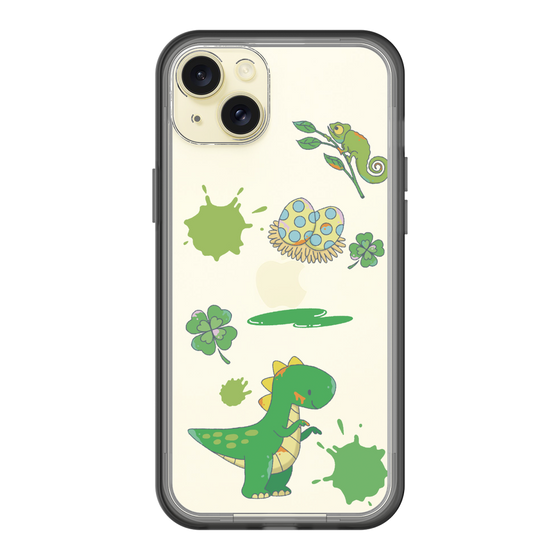スリムプロテクションプレミアムケース［ DRAWING PAPER Green ］