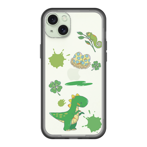 スリムプロテクションプレミアムケース［ DRAWING PAPER Green ］