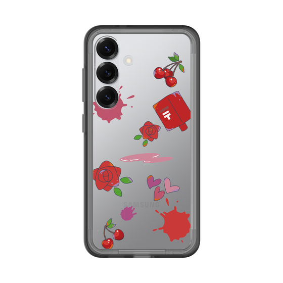 スリムプロテクションプレミアムケース［ DRAWING PAPER Red ］