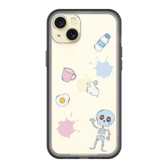 スリムプロテクションプレミアムケース［ DRAWING PAPER White ］