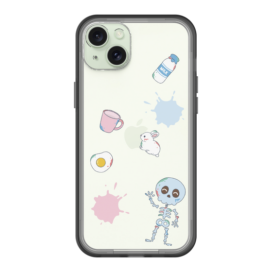 スリムプロテクションプレミアムケース［ DRAWING PAPER White ］