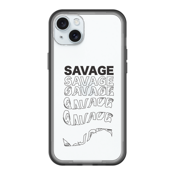 スリムプロテクションプレミアムケース［ SAVAGE Black ］