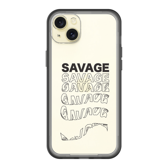 スリムプロテクションプレミアムケース［ SAVAGE Black ］