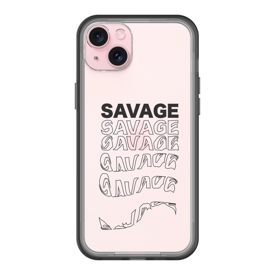 スリムプロテクションプレミアムケース［ SAVAGE Black ］