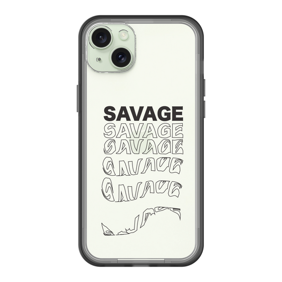 スリムプロテクションプレミアムケース［ SAVAGE Black ］