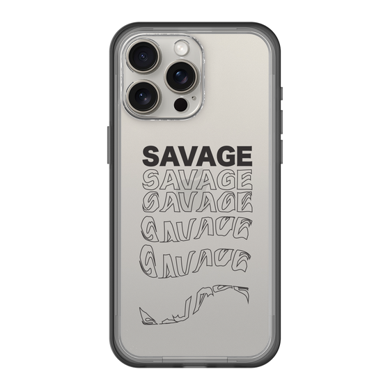 スリムプロテクションプレミアムケース［ SAVAGE Black ］