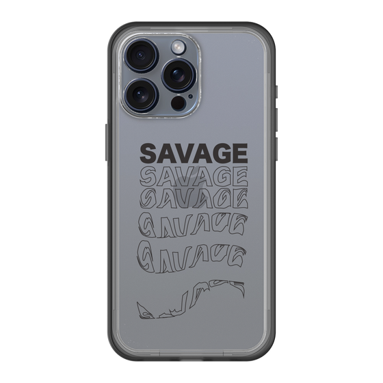 スリムプロテクションプレミアムケース［ SAVAGE Black ］