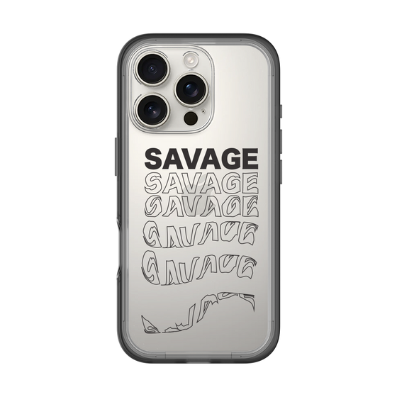 スリムプロテクションプレミアムケース［ SAVAGE Black ］