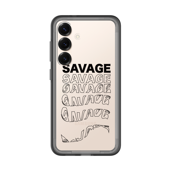 スリムプロテクションプレミアムケース［ SAVAGE Black ］