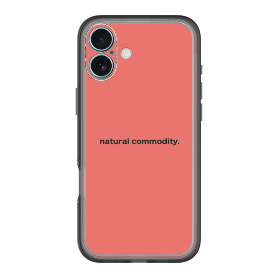 スリムプロテクションプレミアムケース［ NATURAL COMMODITY Red ］