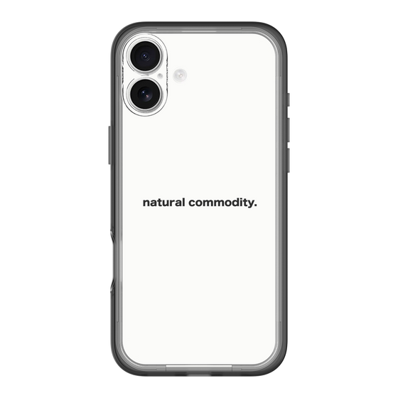 スリムプロテクションプレミアムケース［ NATURAL COMMODITY White ］