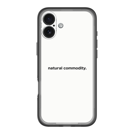 スリムプロテクションプレミアムケース［ NATURAL COMMODITY White ］