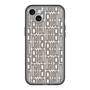 スリムプロテクションプレミアムケース［ LANVIN en Bleu - Logo Pattern - Black ］