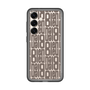 スリムプロテクションプレミアムケース［ LANVIN en Bleu - Logo Pattern - Black ］