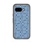 スリムプロテクションプレミアムケース［ LANVIN en Bleu - Logo Pattern - Blue ］