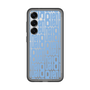 スリムプロテクションプレミアムケース［ LANVIN en Bleu - Logo Pattern - Blue ］