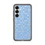 スリムプロテクションプレミアムケース［ LANVIN en Bleu - Logo Pattern - Blue ］