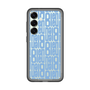 スリムプロテクションプレミアムケース［ LANVIN en Bleu - Logo Pattern - Blue ］