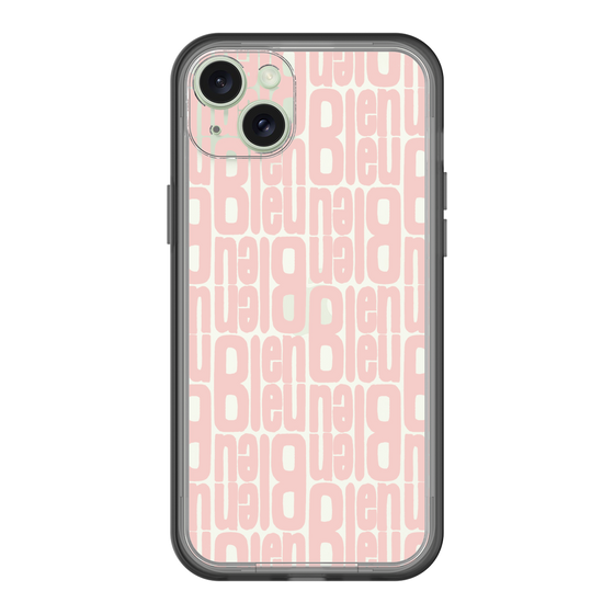 スリムプロテクションプレミアムケース［ LANVIN en Bleu - Logo Pattern - Pink ］