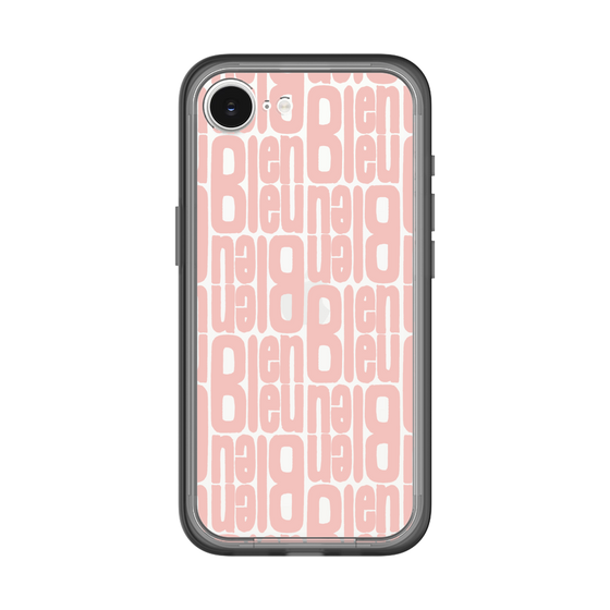 スリムプロテクションプレミアムケース［ LANVIN en Bleu - Logo Pattern - Pink ］