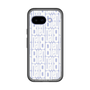 スリムプロテクションプレミアムケース［ LANVIN en Bleu - Logo Pattern - White ］