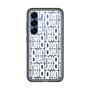 スリムプロテクションプレミアムケース［ LANVIN en Bleu - Logo Pattern - White ］