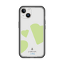 スリムプロテクションプレミアムケース［ LANVIN en Bleu Hearts Green - ランバン ハート グリーン ］