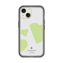 スリムプロテクションプレミアムケース［ LANVIN en Bleu Hearts Green - ランバン ハート グリーン ］