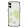 スリムプロテクションプレミアムケース［ LANVIN en Bleu Hearts Green - ランバン ハート グリーン ］