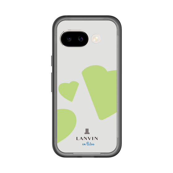 スリムプロテクションプレミアムケース［ LANVIN en Bleu Hearts Green - ランバン ハート グリーン ］