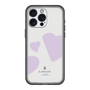 スリムプロテクションプレミアムケース［ LANVIN en Bleu Hearts Purple - ランバン ハート パープル ］