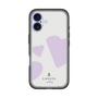 スリムプロテクションプレミアムケース［ LANVIN en Bleu Hearts Purple - ランバン ハート パープル ］