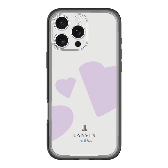 スリムプロテクションプレミアムケース［ LANVIN en Bleu Hearts Purple - ランバン ハート パープル ］