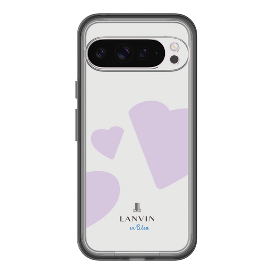 スリムプロテクションプレミアムケース［ LANVIN en Bleu Hearts Purple - ランバン ハート パープル ］