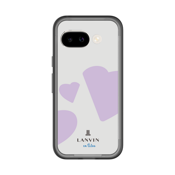 スリムプロテクションプレミアムケース［ LANVIN en Bleu Hearts Purple - ランバン ハート パープル ］