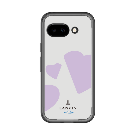 スリムプロテクションプレミアムケース［ LANVIN en Bleu Hearts Purple - ランバン ハート パープル ］