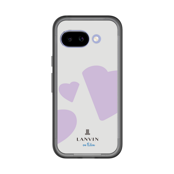 スリムプロテクションプレミアムケース［ LANVIN en Bleu Hearts Purple - ランバン ハート パープル ］