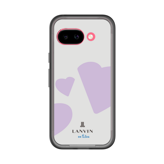スリムプロテクションプレミアムケース［ LANVIN en Bleu Hearts Purple - ランバン ハート パープル ］