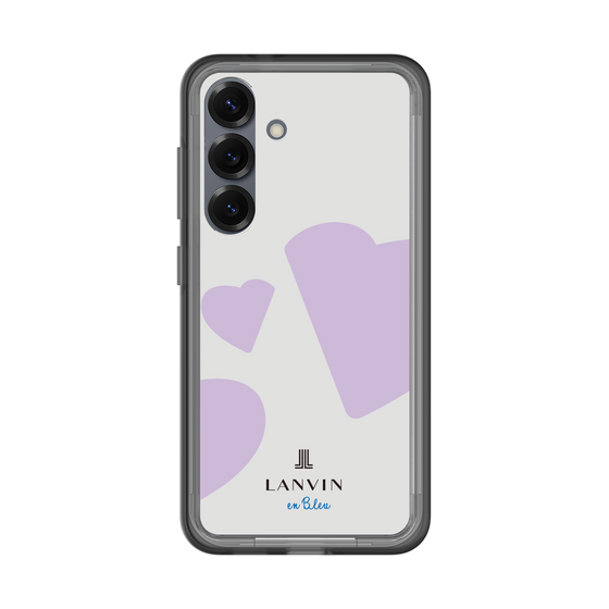 スリムプロテクションプレミアムケース［ LANVIN en Bleu Hearts Purple - ランバン ハート パープル ］