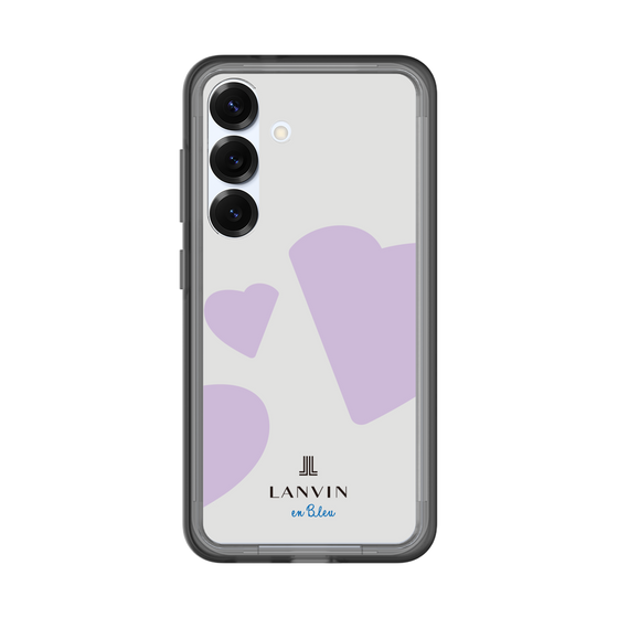 スリムプロテクションプレミアムケース［ LANVIN en Bleu Hearts Purple - ランバン ハート パープル ］