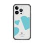 スリムプロテクションプレミアムケース［ LANVIN en Bleu Hearts Blue - ランバン ハート ブルー ］