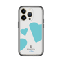 スリムプロテクションプレミアムケース［ LANVIN en Bleu Hearts Blue - ランバン ハート ブルー ］