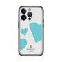 スリムプロテクションプレミアムケース［ LANVIN en Bleu Hearts Blue - ランバン ハート ブルー ］